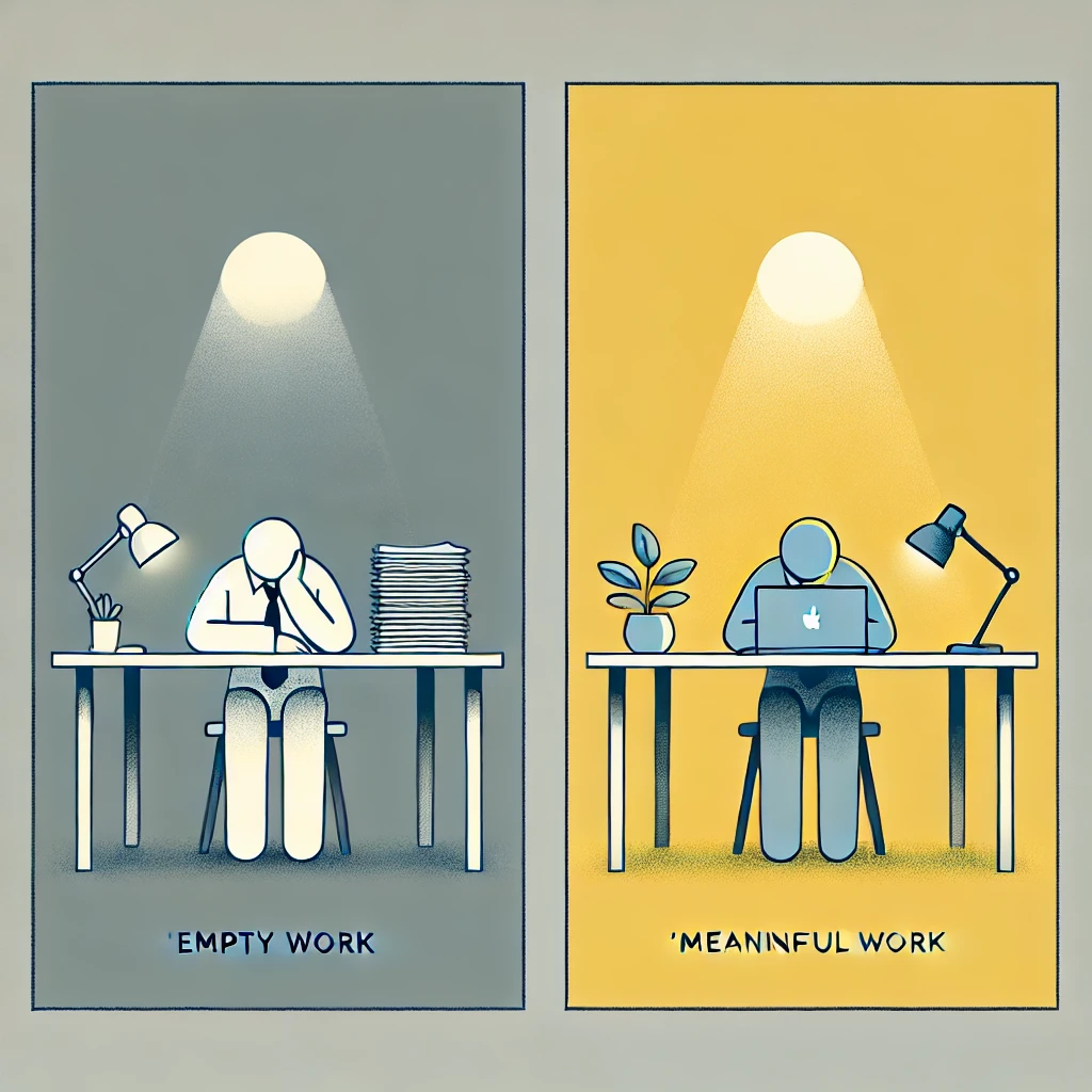 Burnout Isn’t From Hard Work—It’s From Empty Work